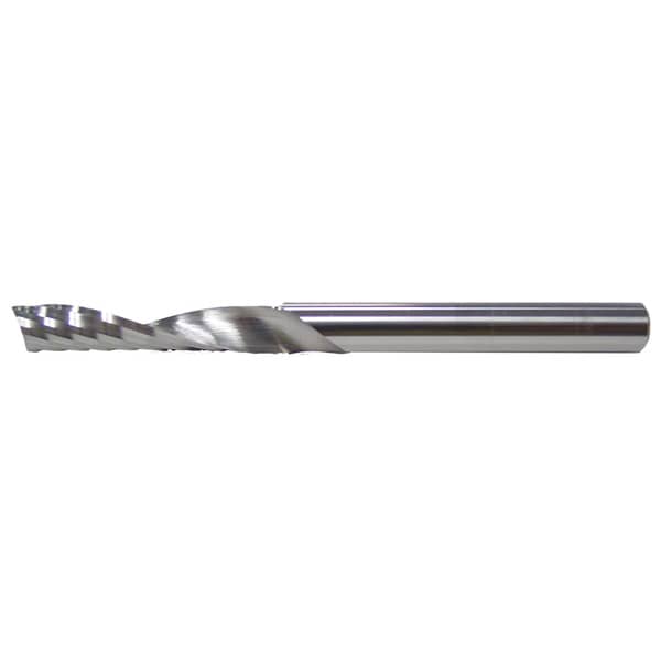 3/16x5/8x3/16x2 1FL O-Flute Upcut Spiral (Soft Plastics) Crescent End WRouter